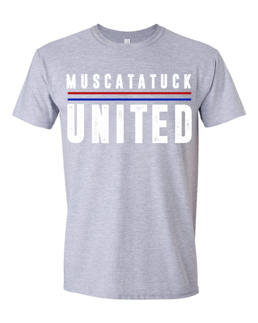 KIDS Muscatatuck United Soccer Club Grey Graphic Shirt D3