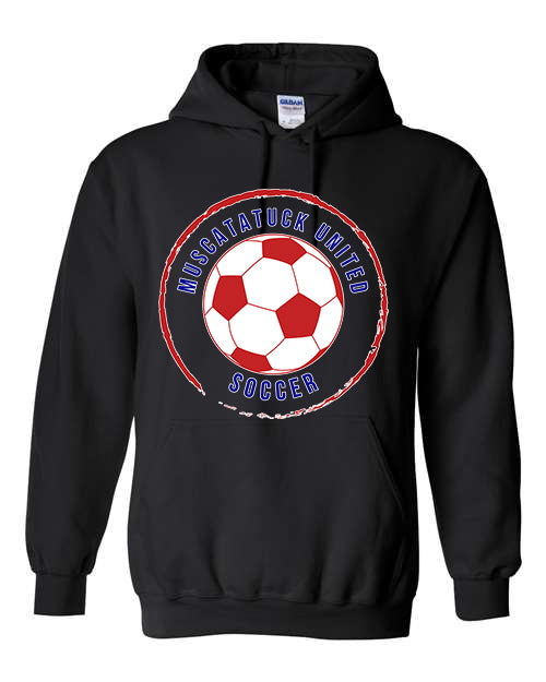 KIDS Muscatatuck United Soccer Club Black Graphic Shirt D1