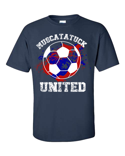 Muscatatuck United Soccer Club Navy Graphic Shirts D4