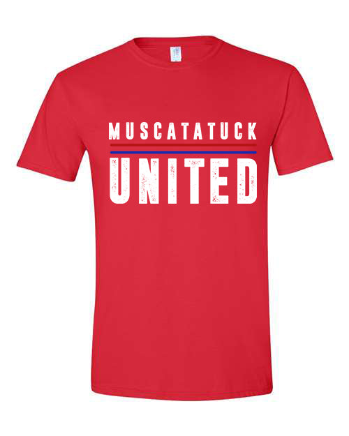 KIDS Muscatatuck United Soccer Club Red Graphic Shirt D3