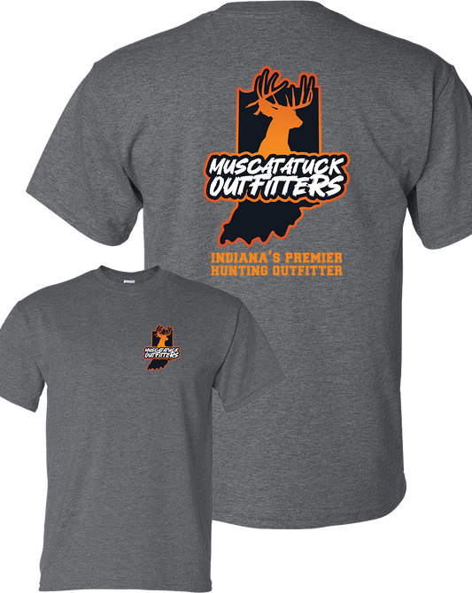 Muscatatuck Outfitters Dk Heather Graphic Shirts