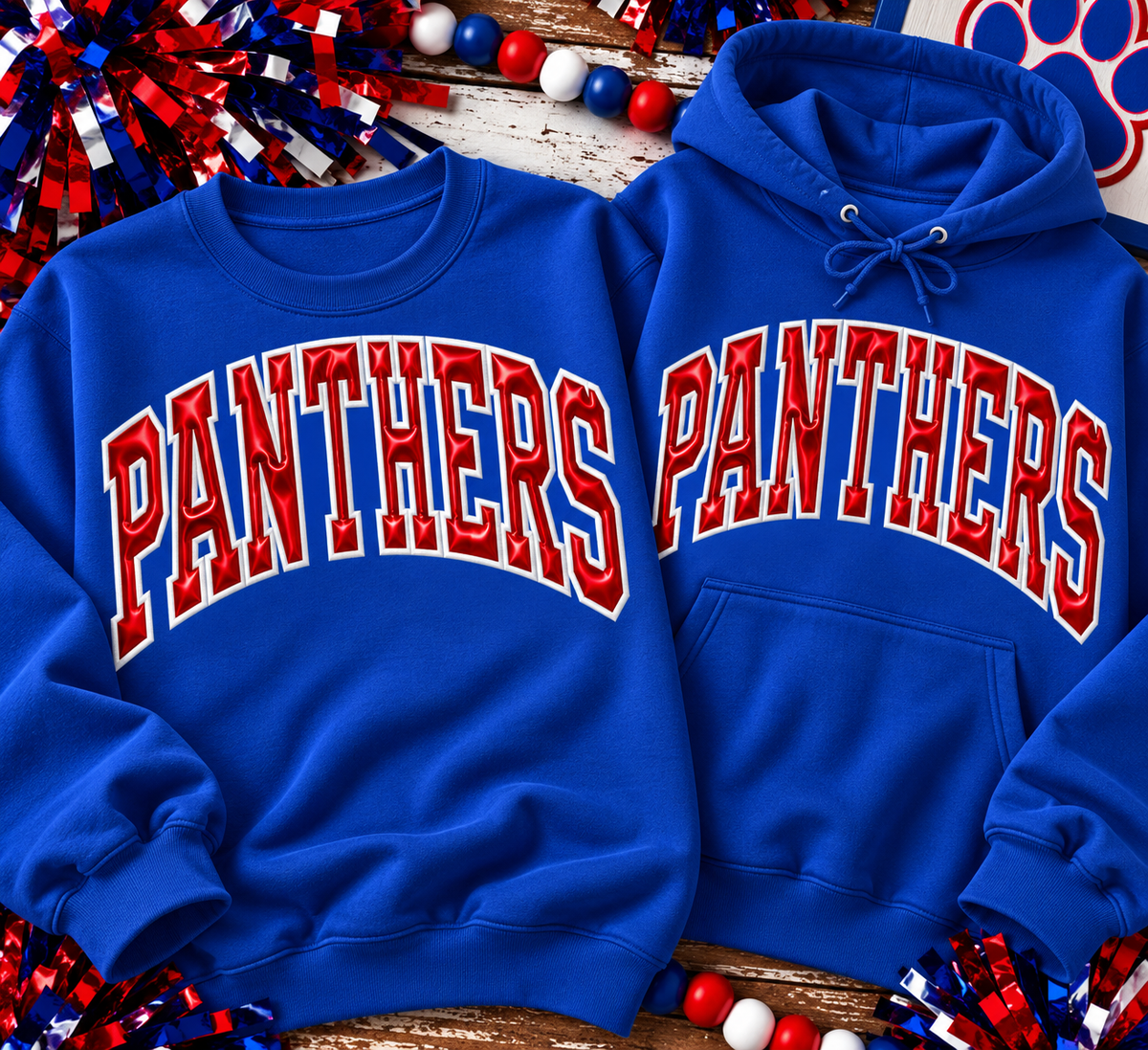 Panthers Applique Embroidered Shirts
