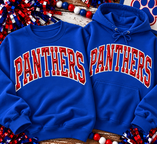 Panthers Applique Embroidered Shirts