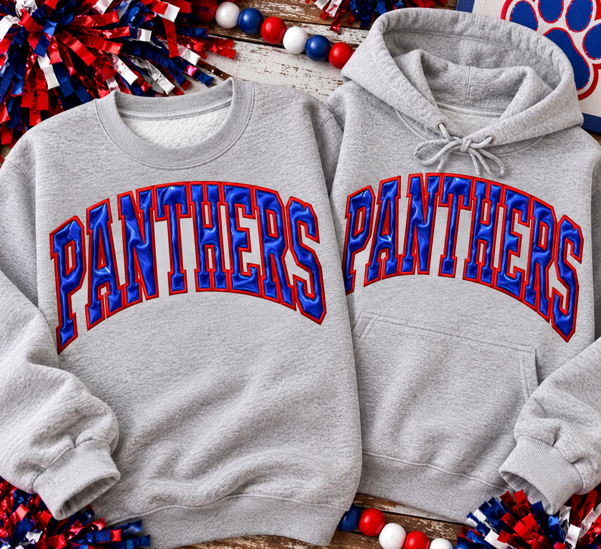 Panthers Applique Embroidered Shirts