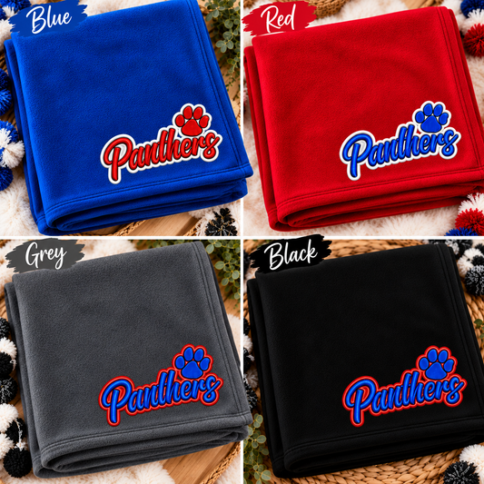 Panthers Embroidered Blanket