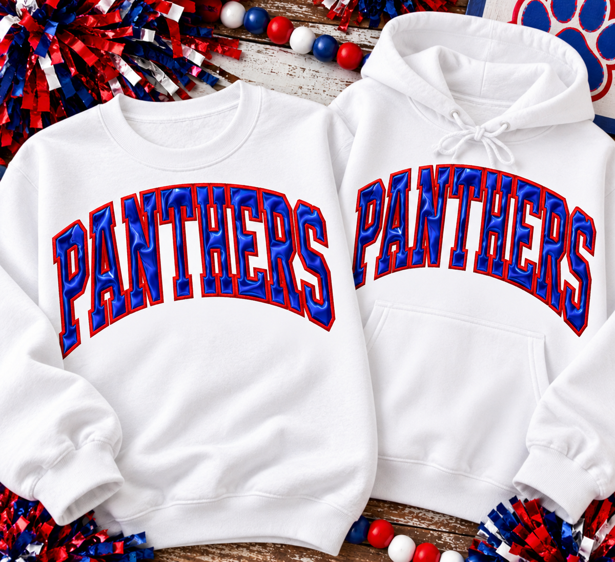Panthers Applique Embroidered Shirts