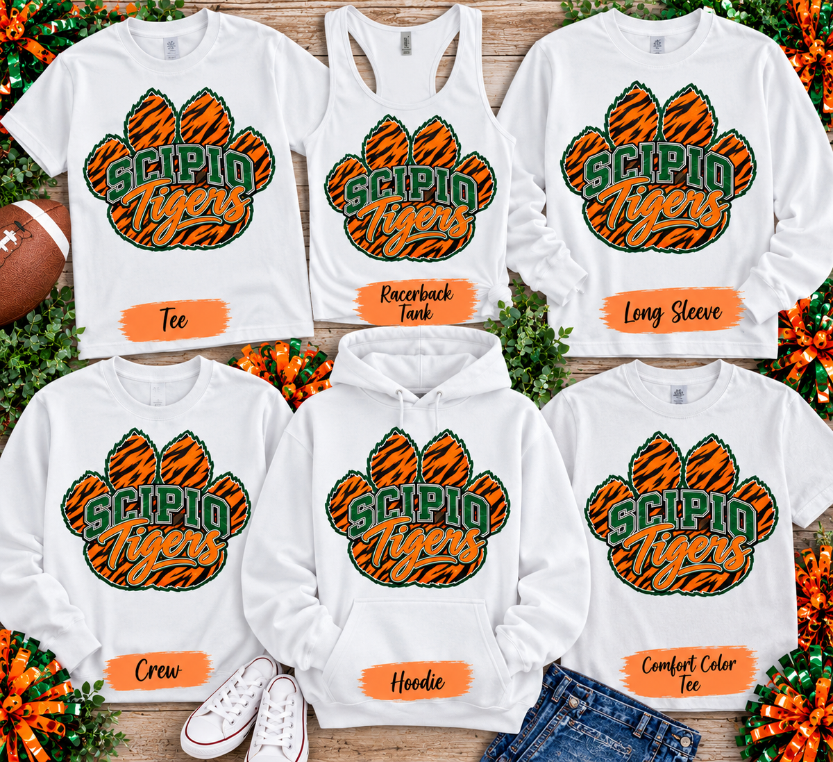 Scipio Tigers Paw Graphic Shirt