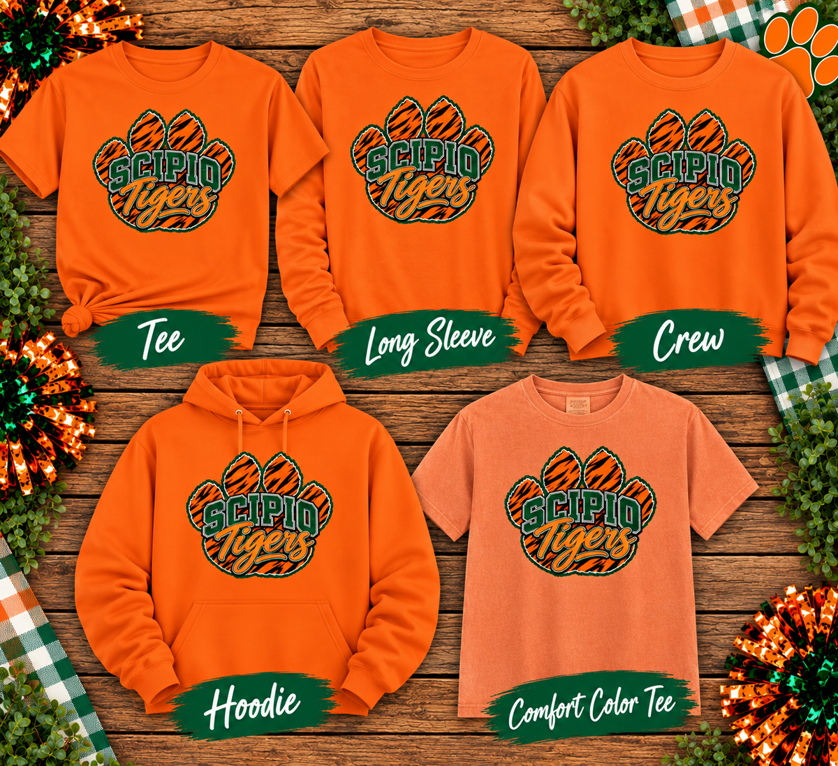 Scipio Tigers Paw Graphic Shirt