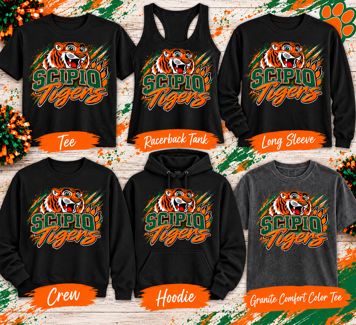 Scipio Tigers Graphic Shirt