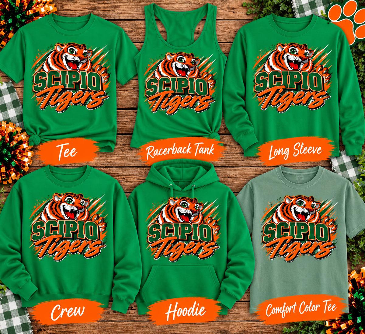 Scipio Tigers Graphic Shirt