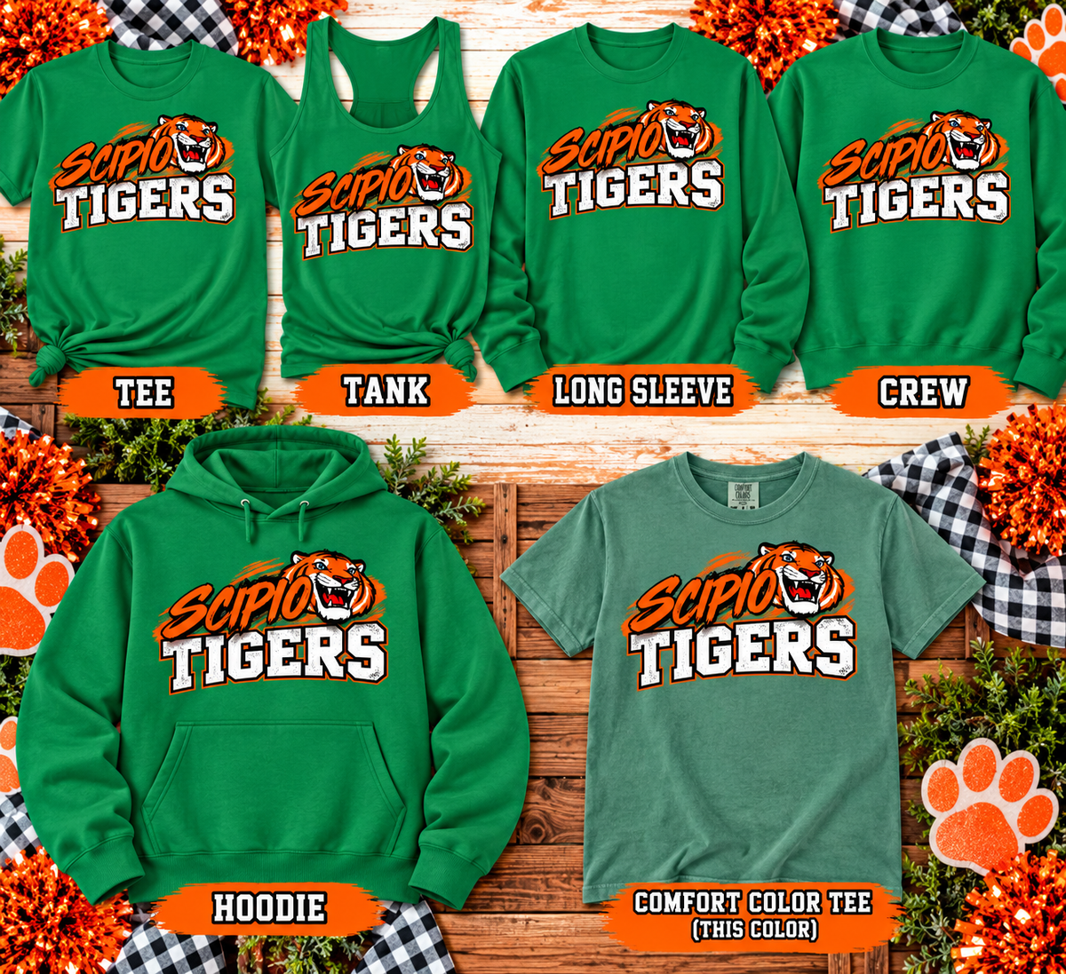 Scipio Tigers Graphic Shirt