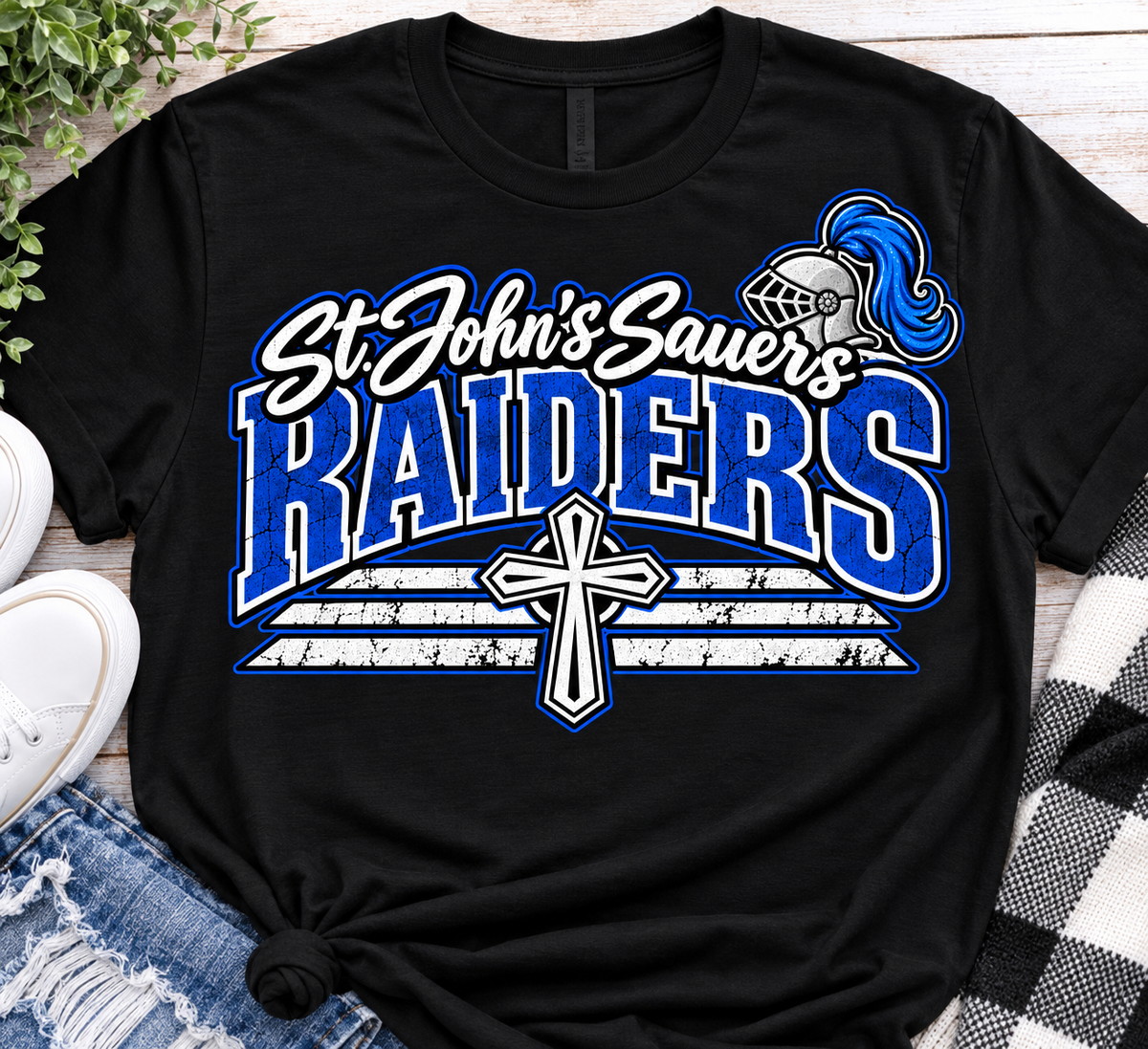 St. John's Sauers Raiders Graphic Shirt
