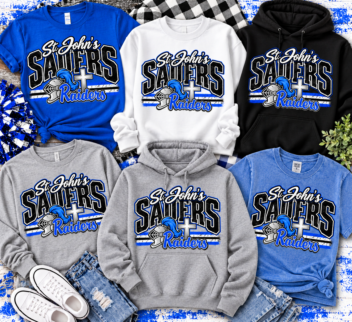 St. John's Sauers Raiders Graphic Shirt