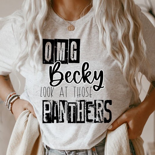 OMG Becky look at those Panthers graphic shirt