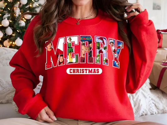 Merry Christmas Movie Edition Graphic Shirt