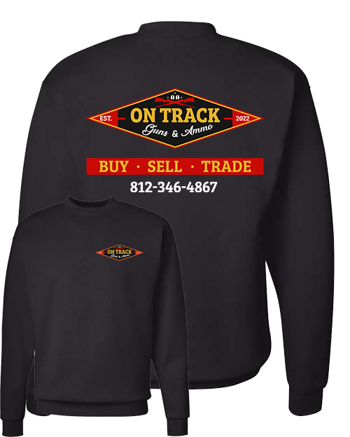On Track Guns and Ammo Kids Black Shirts