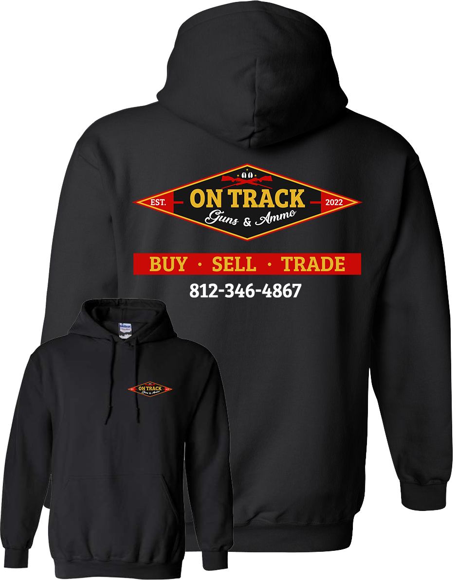 On Track Guns and Ammo Kids Black Shirts